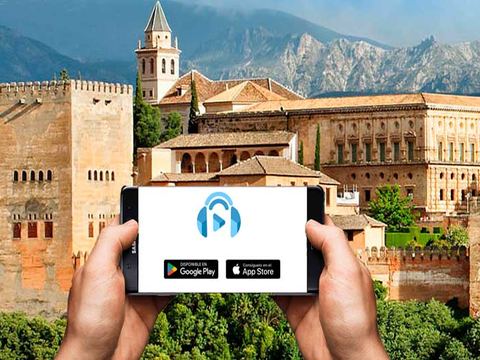 Entrada a la Alhambra con audioguía en el móvil
